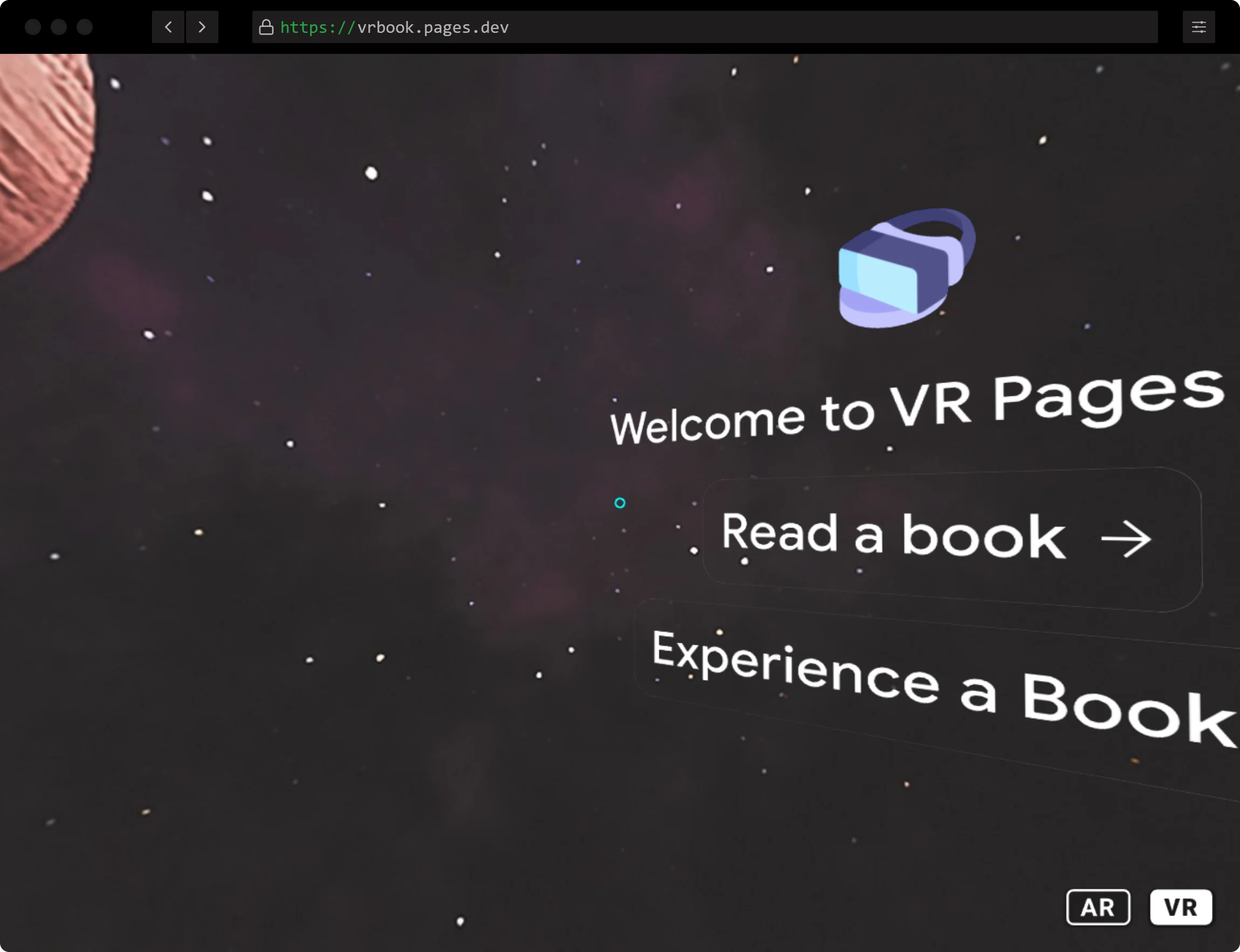 WebXR App